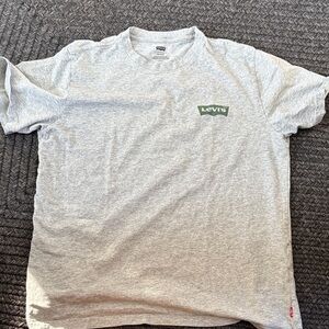 Levi's Light Gray Short Sleeve Tee